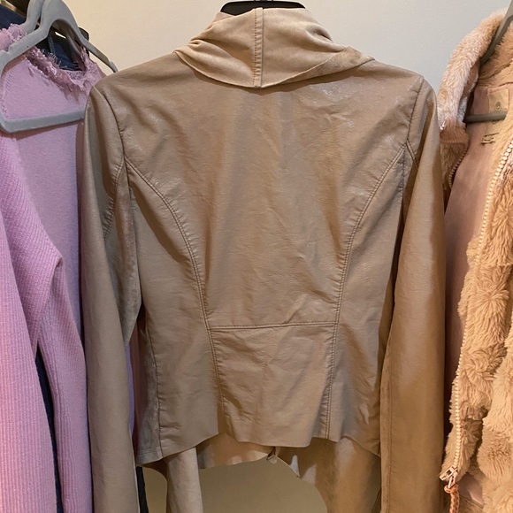 BLANKNYC Drape Front Faux Suede Jacket - Picture 5 of 6